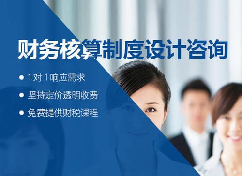 財務(wù)核算制度設(shè)計咨詢